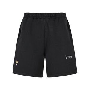 Barrow Black Cotton Bermuda Shorts Men
